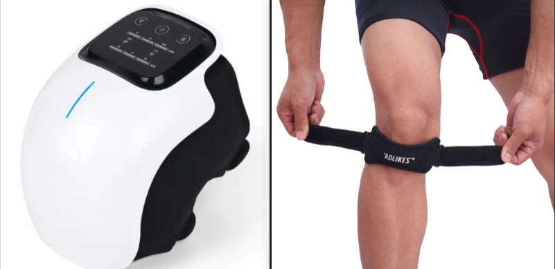 Cordless Knee Massager with Heat & Vibration Joint Relief & Stiffness