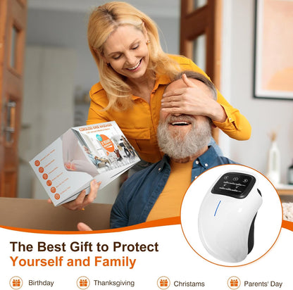Cordless Knee Massager with Heat & Vibration Joint Relief & Stiffness