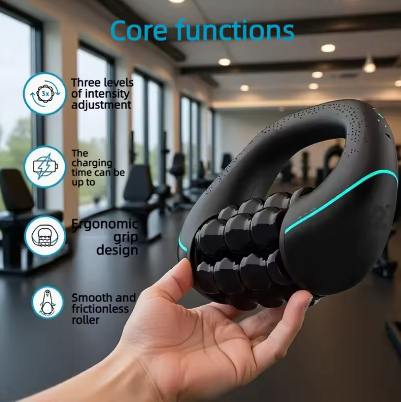 Mini Percussive Massager Deep Tissue & Muscle Recovery, 3-Speed Rechargeable