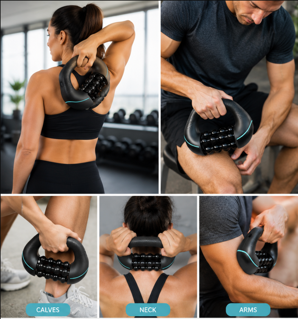 Mini Percussive Massager Deep Tissue & Muscle Recovery, 3-Speed Rechargeable